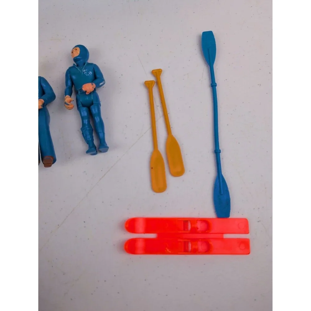 1976 Fisher Price Adventure People #310 Sea Explorer With 4 Figures And Accesso